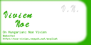 vivien noe business card